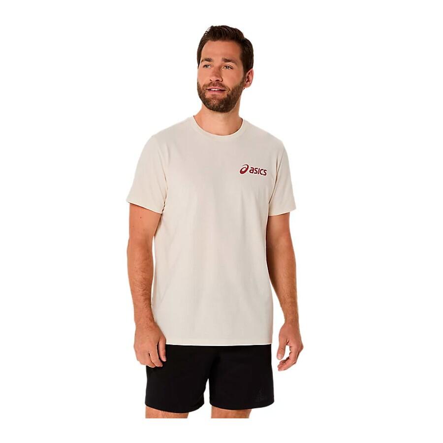 ASICS Camiseta Hombre Asics Logo SS Marino