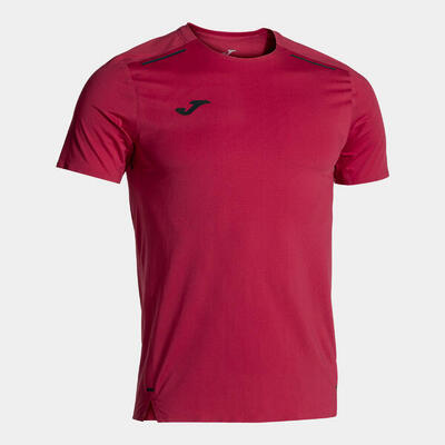 Camiseta Manga Corta Running Hombre Joma R-City Fucsia