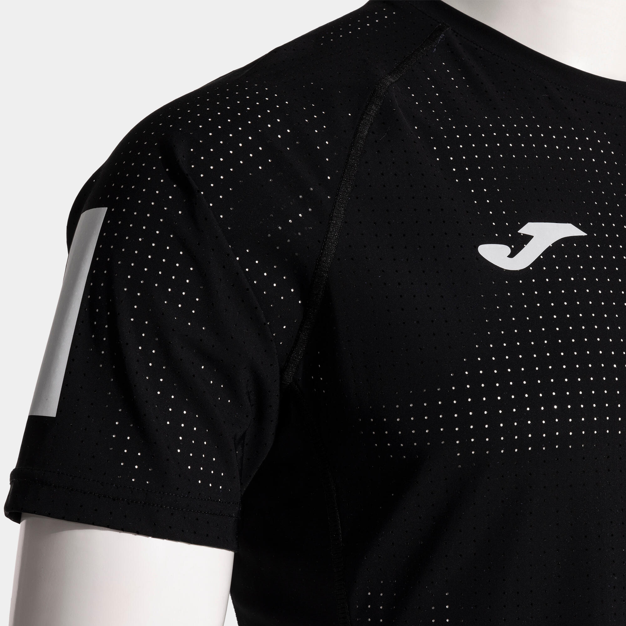 Maillot Manches Courtes Trail Homme Joma R-Trail Nature Noir 3/5
