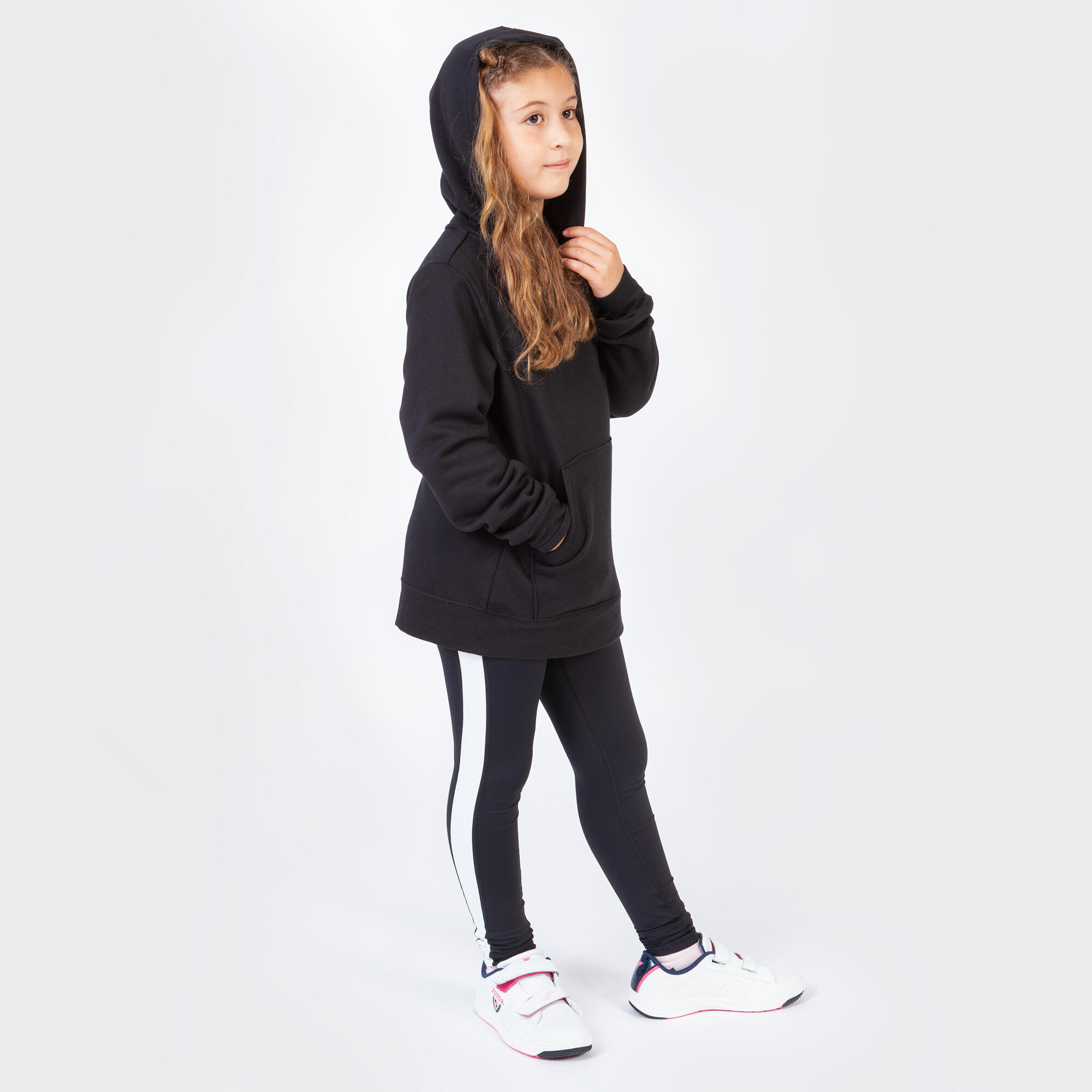 Sweat À Capuche Yoga Femme Joma Montana Noir 4/6