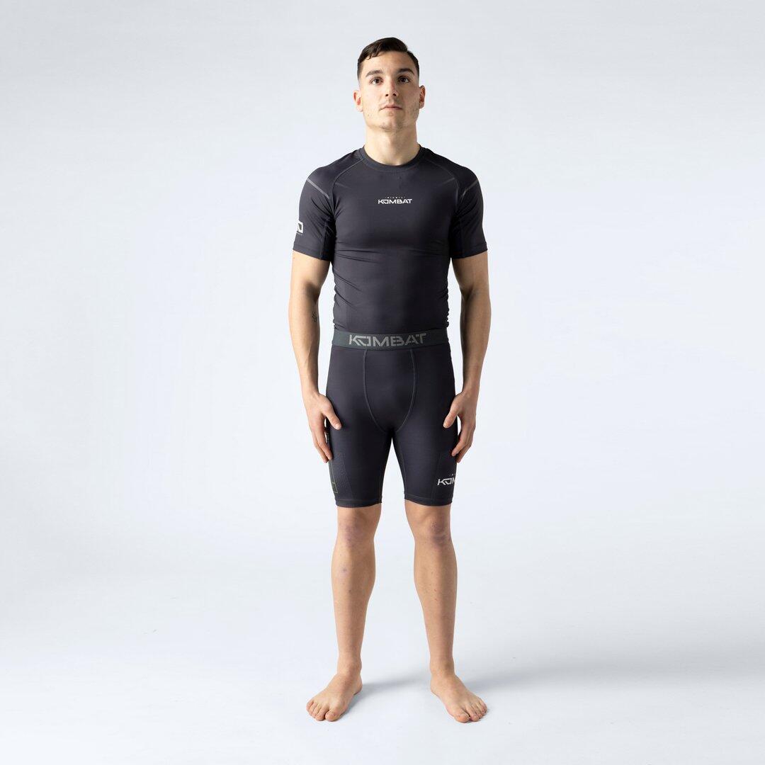 Camiseta Rashguard de Manga Curta KOMBAT Kobalt para Homem