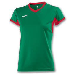 Maillot Manches Courtes Football Femme Joma Championship IV Lima- Mujer Vert
