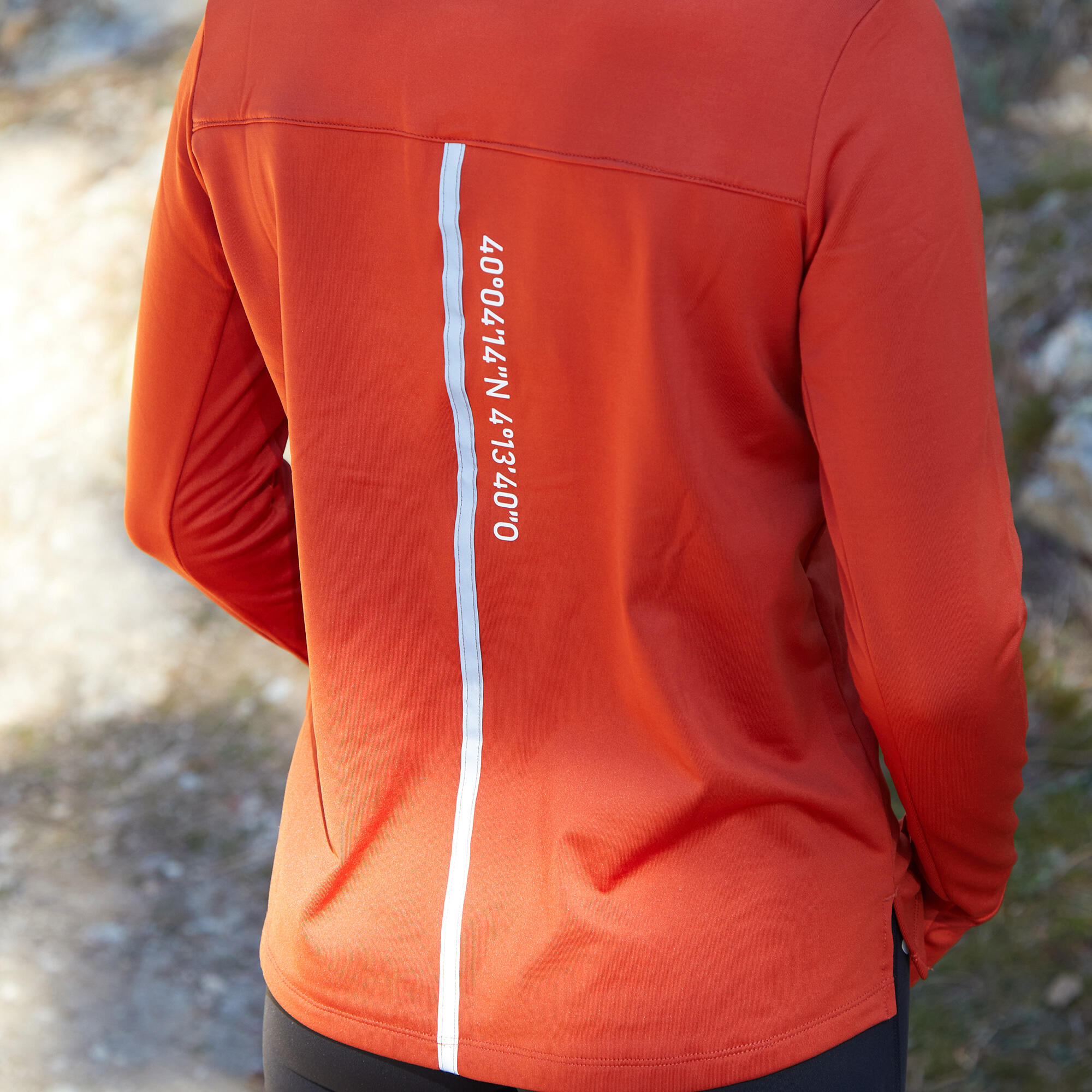 Sweat-Shirt Running Femme Joma R-Nature Rouge 4/5