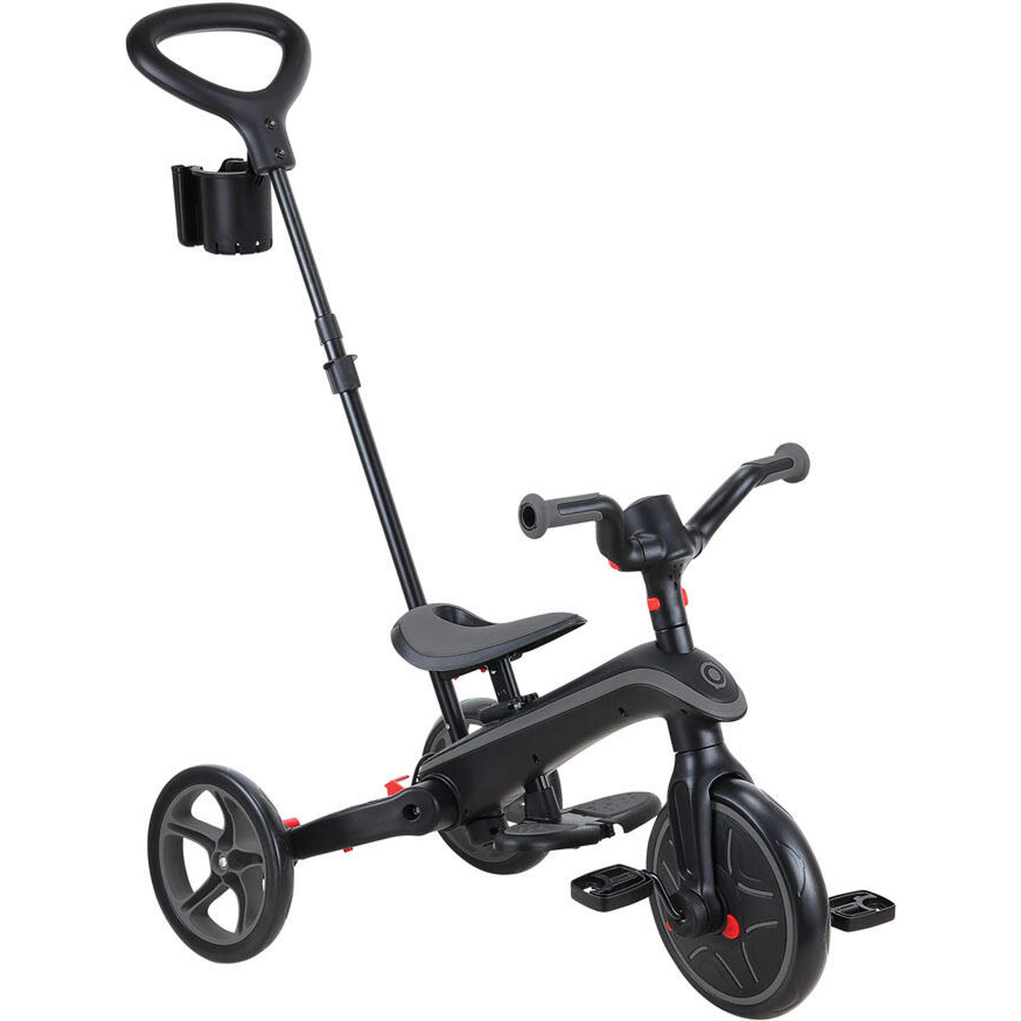 Tricycle EXPLORER 4-en-1 Évolutif & Pliable - Gris