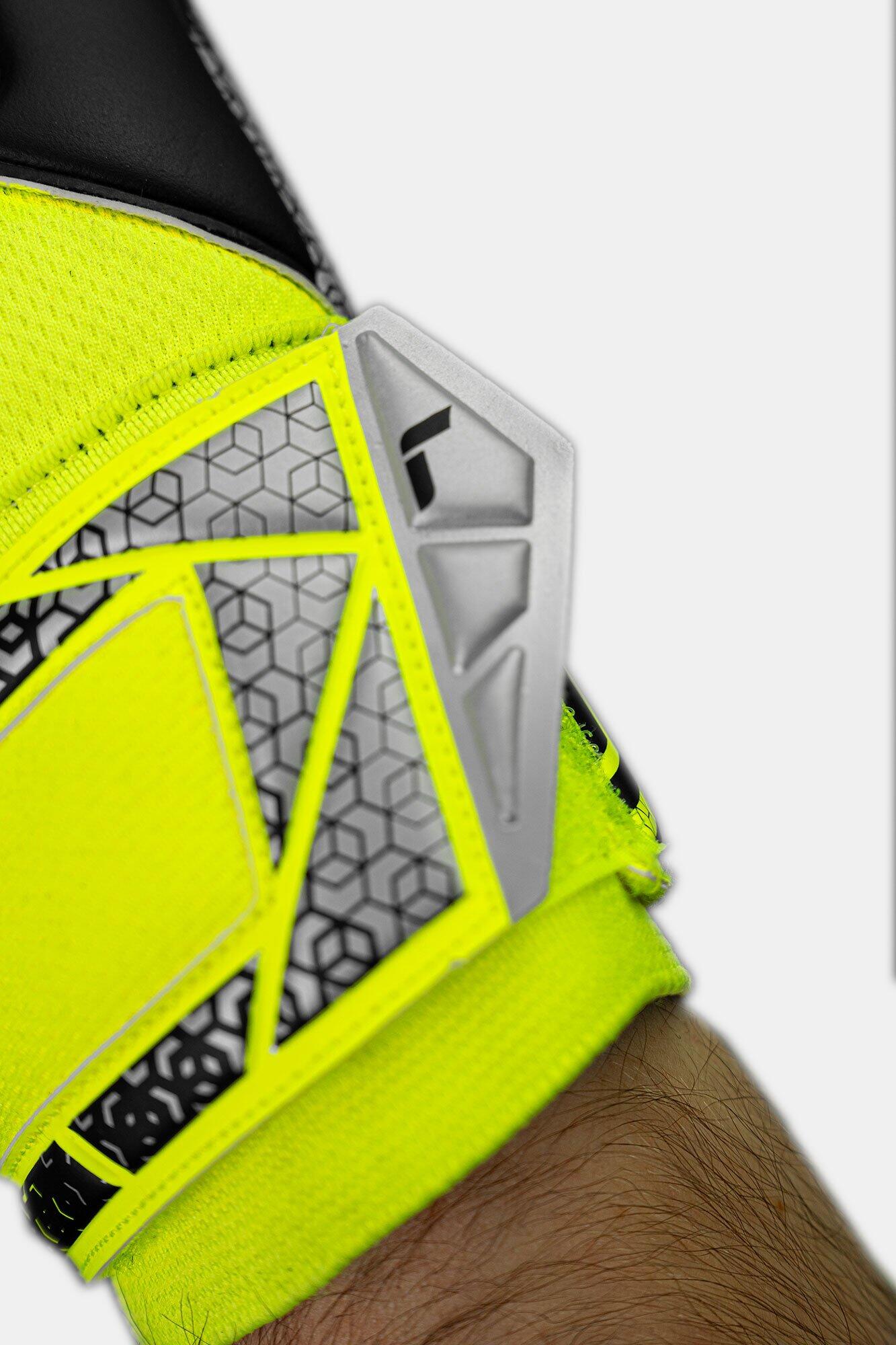 Luvas de guarda-redes para crianças Reusch Football Attrakt Freegel Silver 4/7