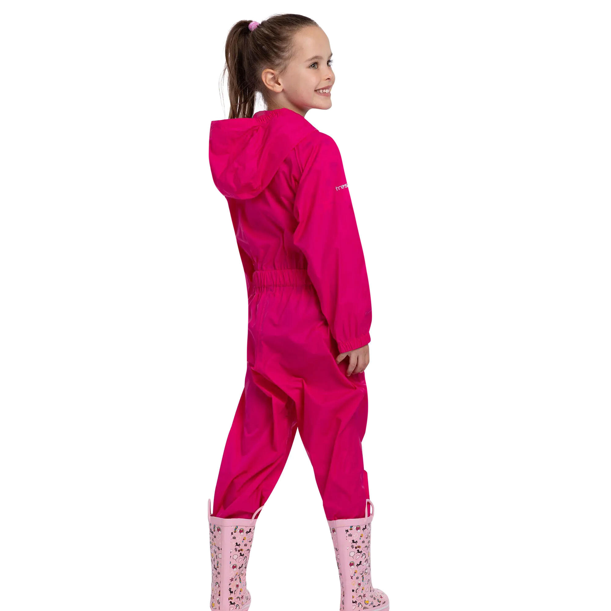 Salopette De Pluie Enfants (Rose) 4/5