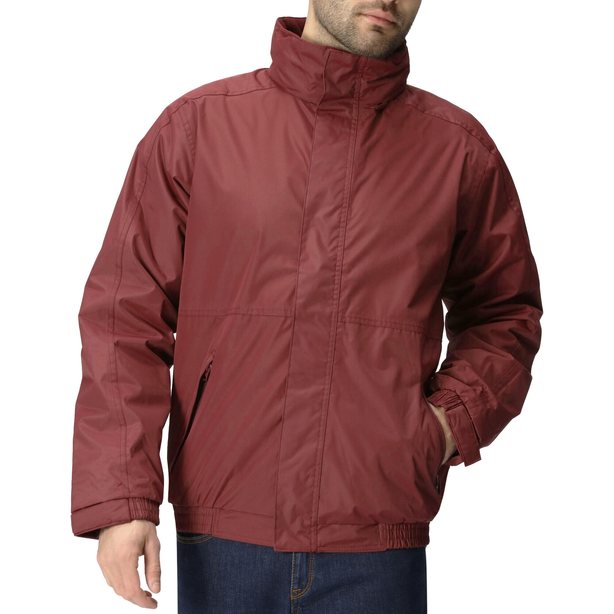 Dover Veste Coupevent Imperméable Homme (Bordeaux) 3/5