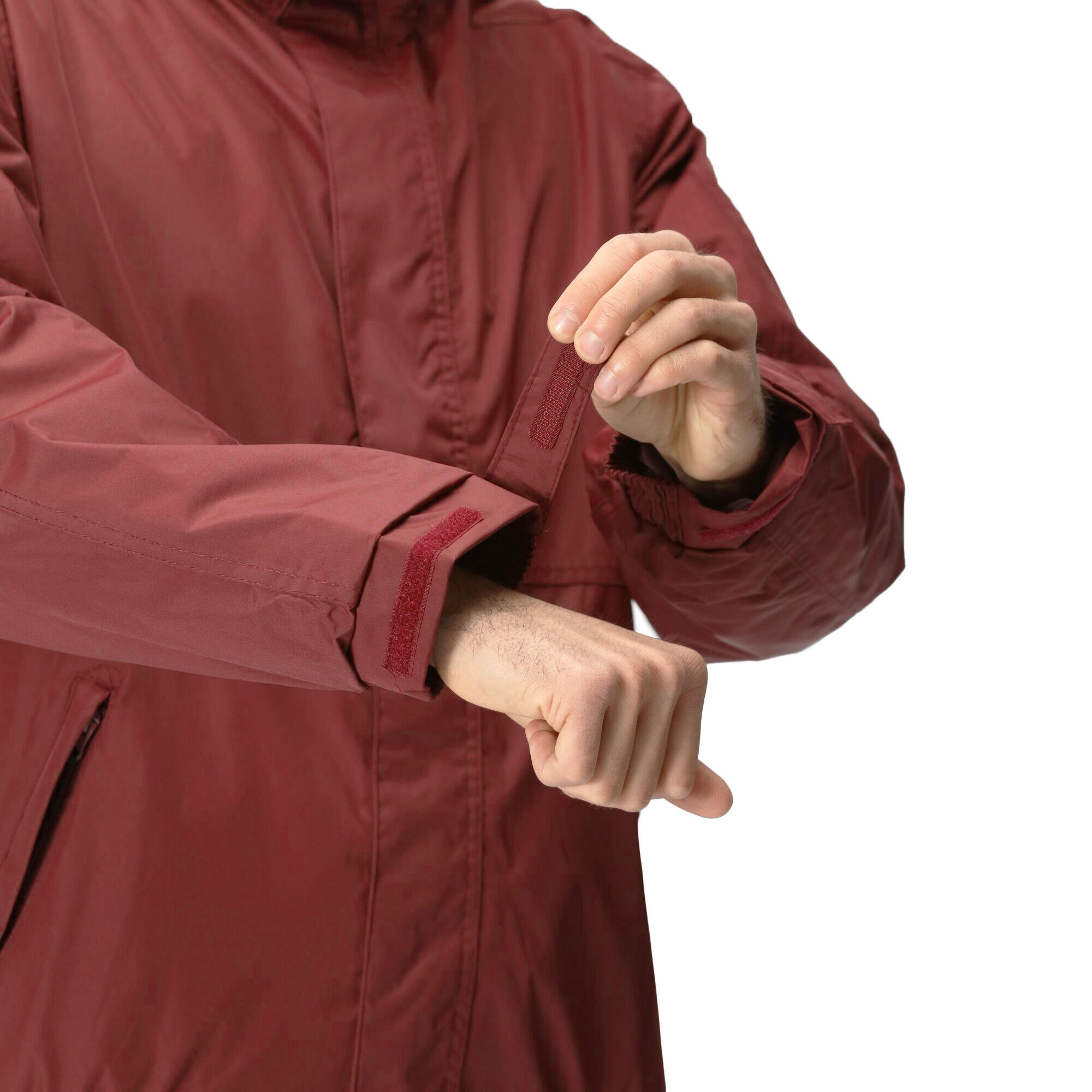 Dover Veste Coupevent Imperméable Homme (Bordeaux) 2/5