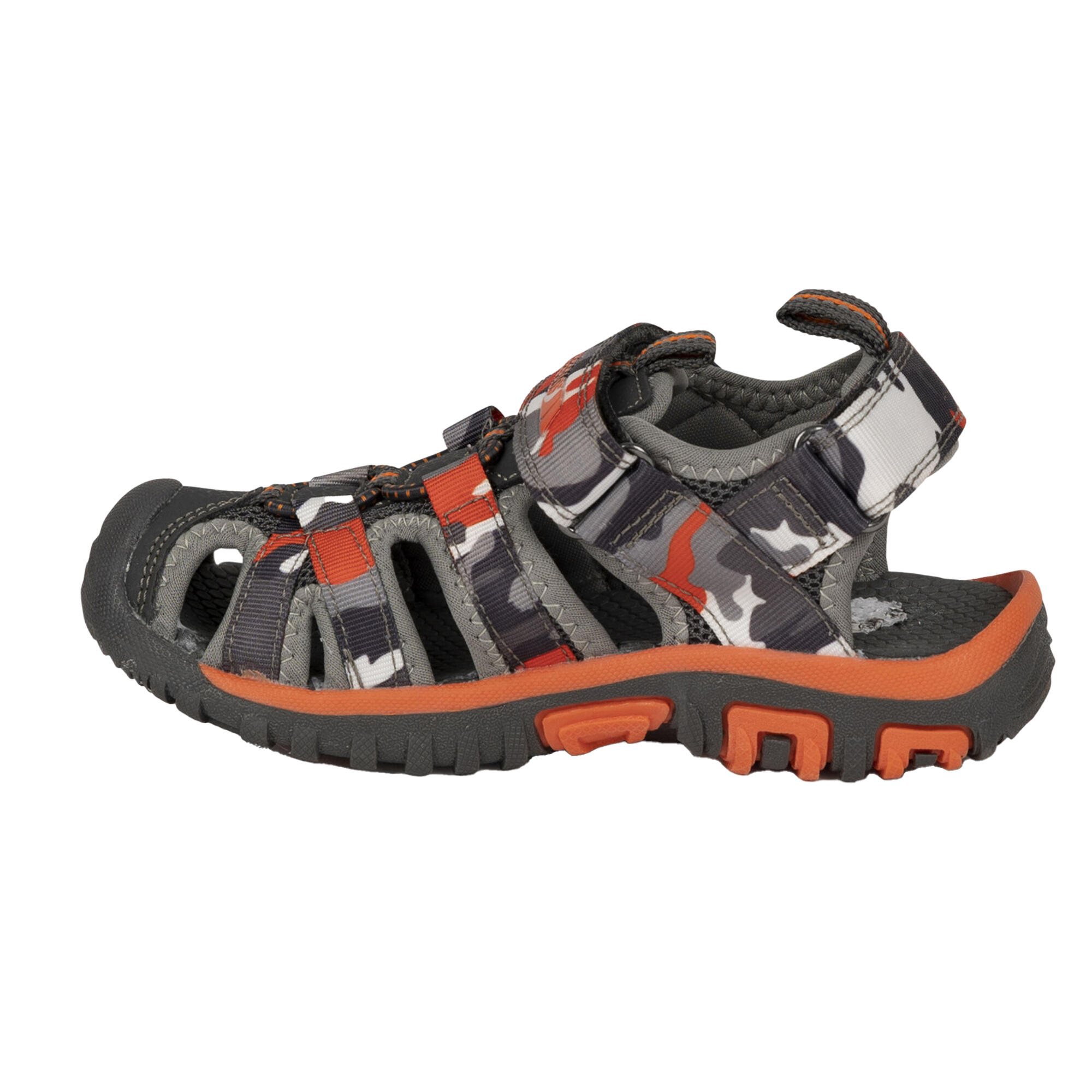 Sandalias Jaime para Niños/Niñas Gris, Naranja 3/5