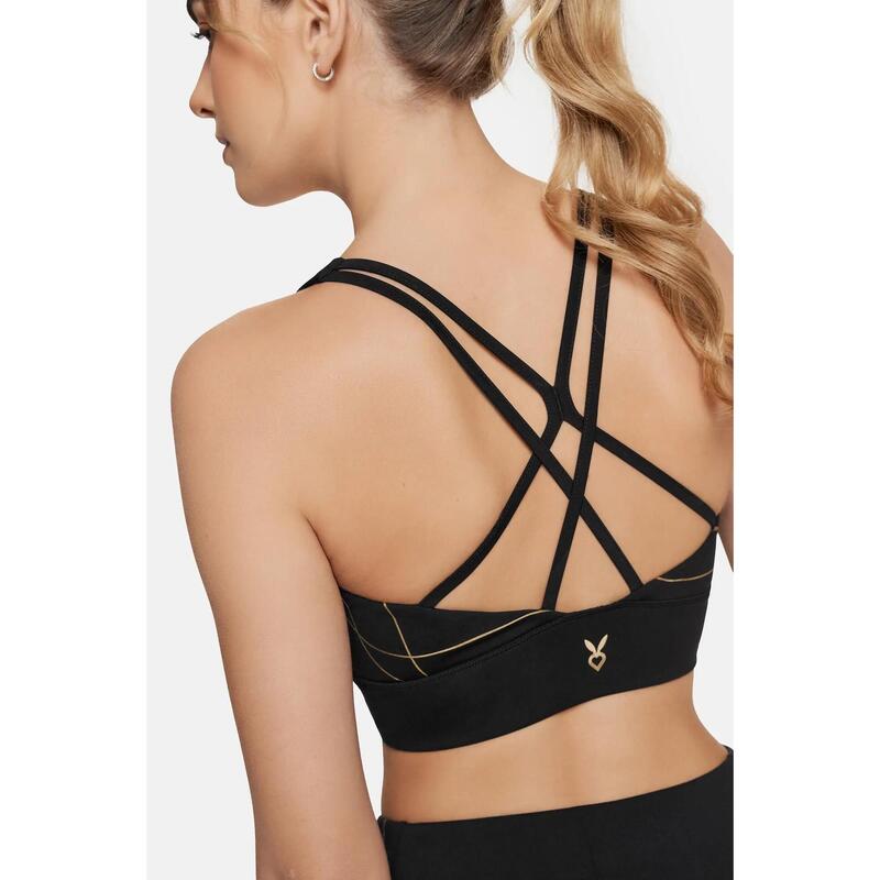 Crop Top sportowy damski Flame Cardiobunny