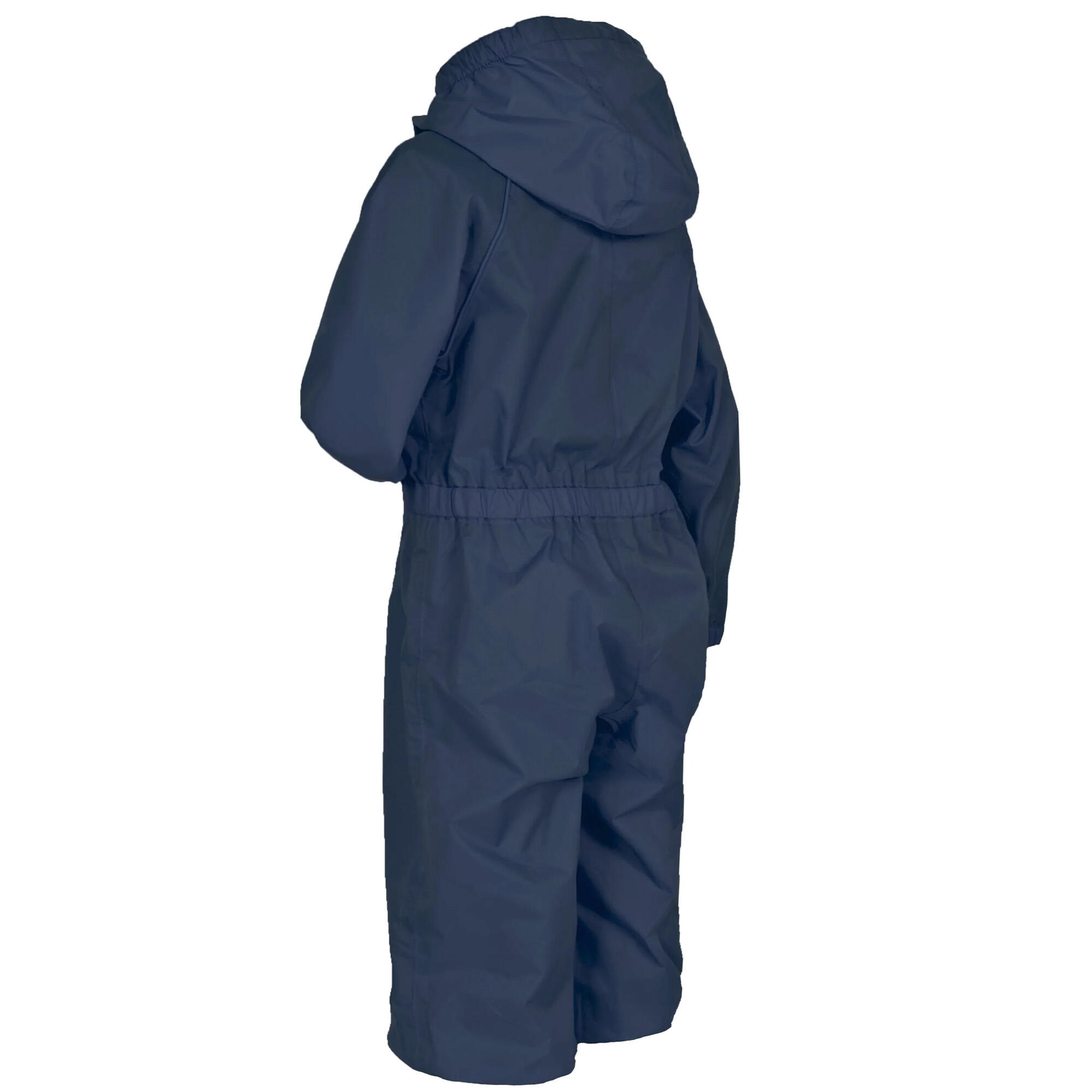 Regenanzug Button Kinder Marineblau 2/5