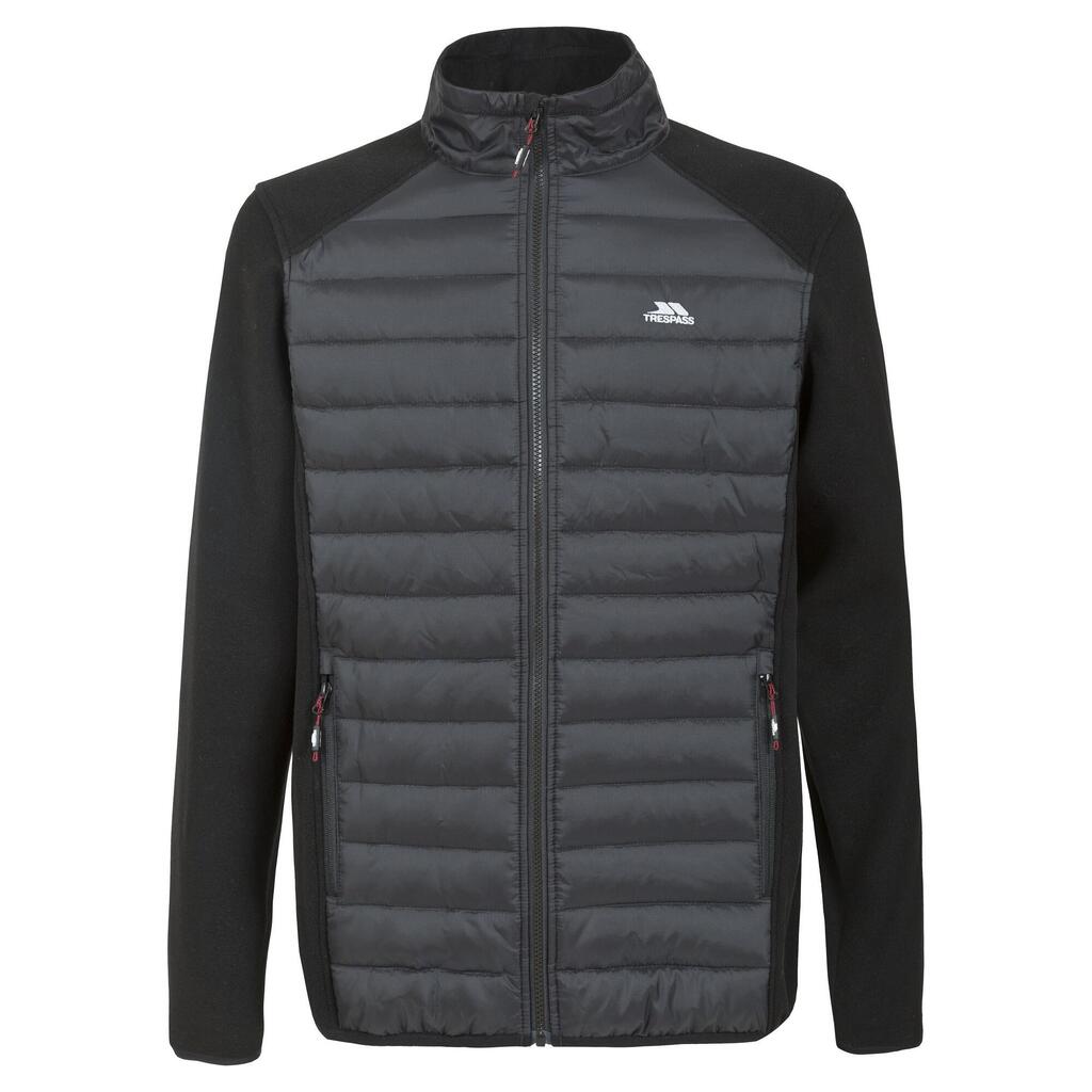 Mens Saunter Full Zip Fleece Jacket (Black)