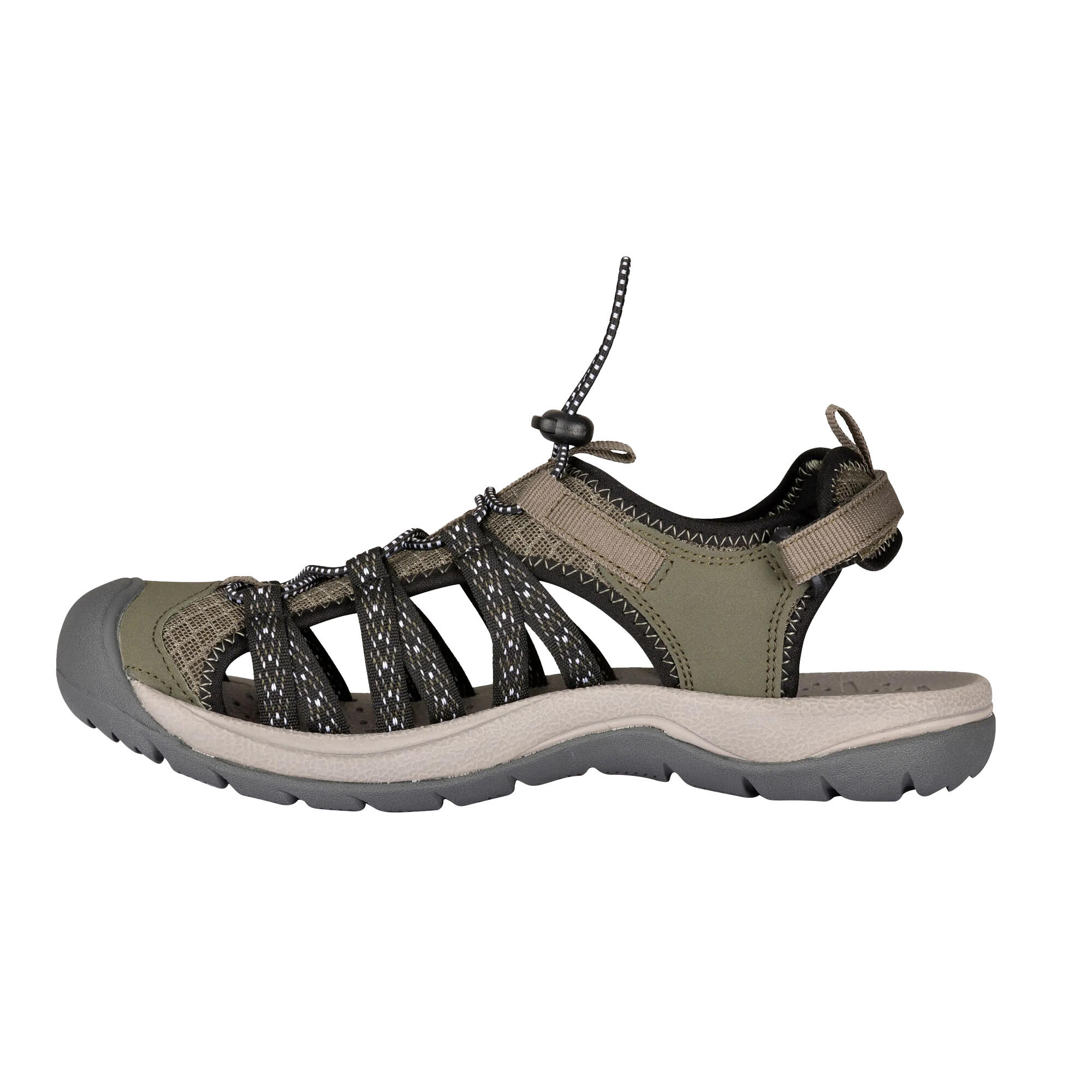 Womens/Ladies Brontie Active Sandals (Khaki) 3/5