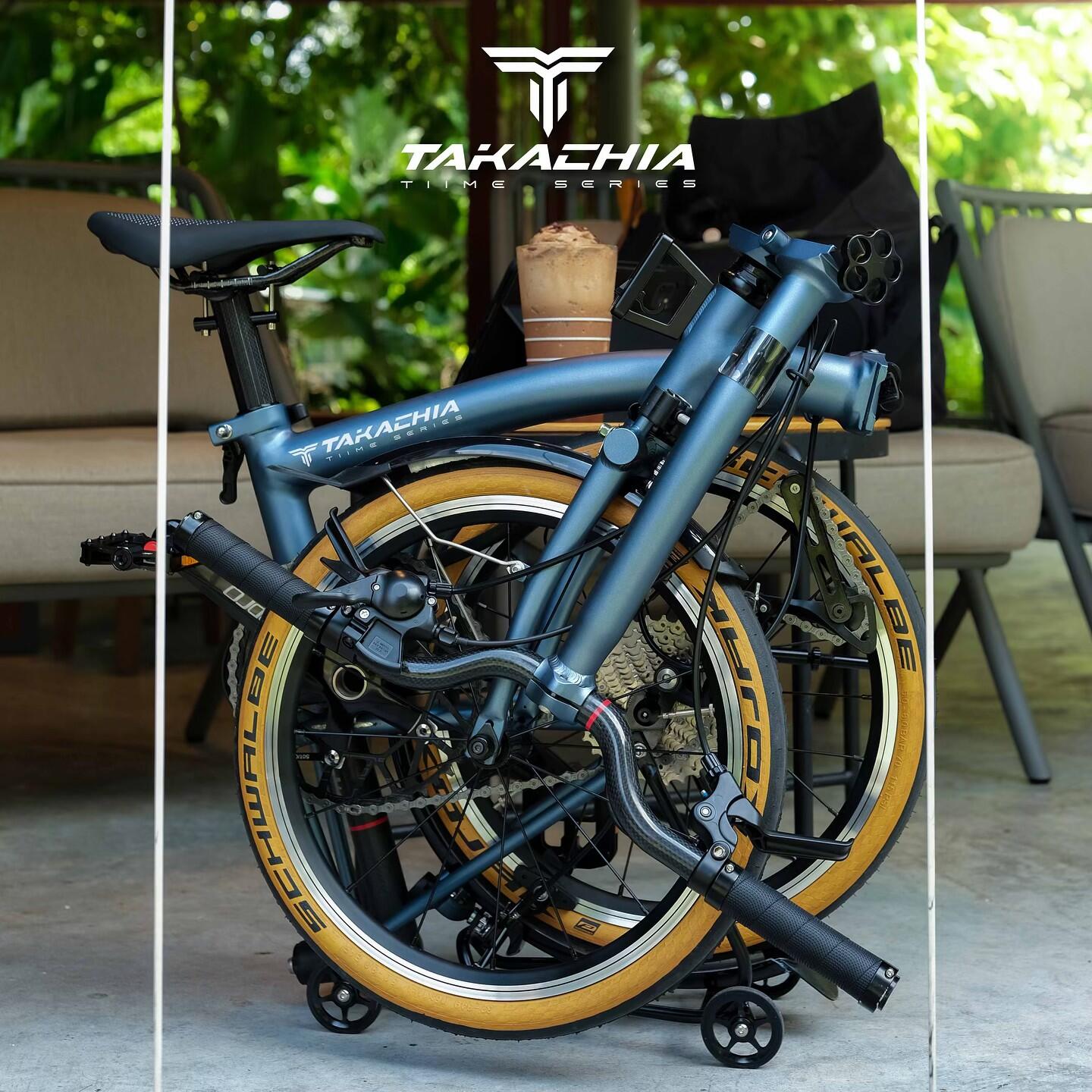 TAKACHIA TIIME SERIES C16 PRO 9-SPEED TRIFOLD BIKE [PEARL BLUE