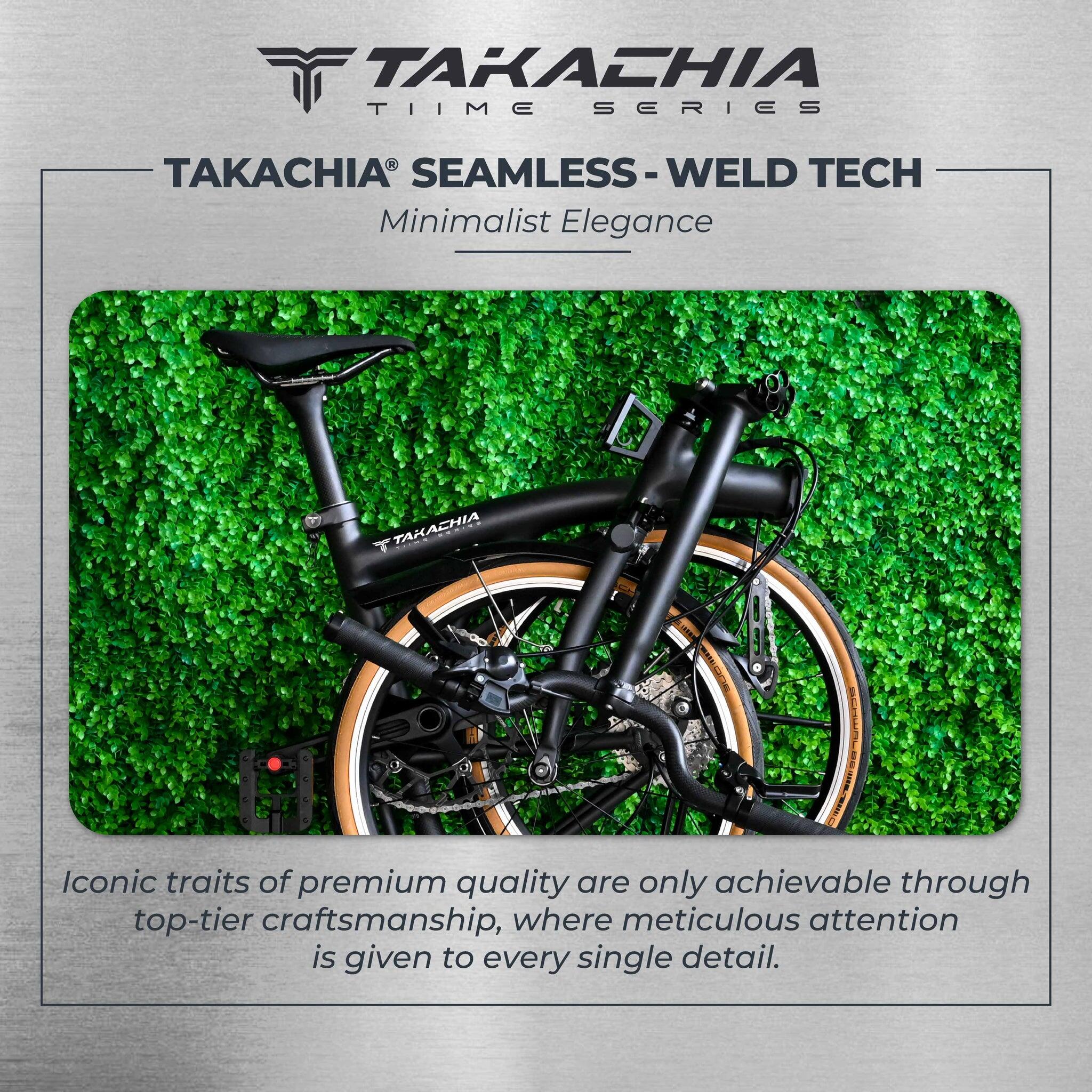 TAKACHIA TIIME SERIES A20 ALUMINIUM 9-SPEED TRIFOLD BIKE [DEFENDER
