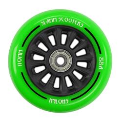 Slamm Nycore 110mm Nylon Stuntstep Wiel in Groen met Zwarte Kern
