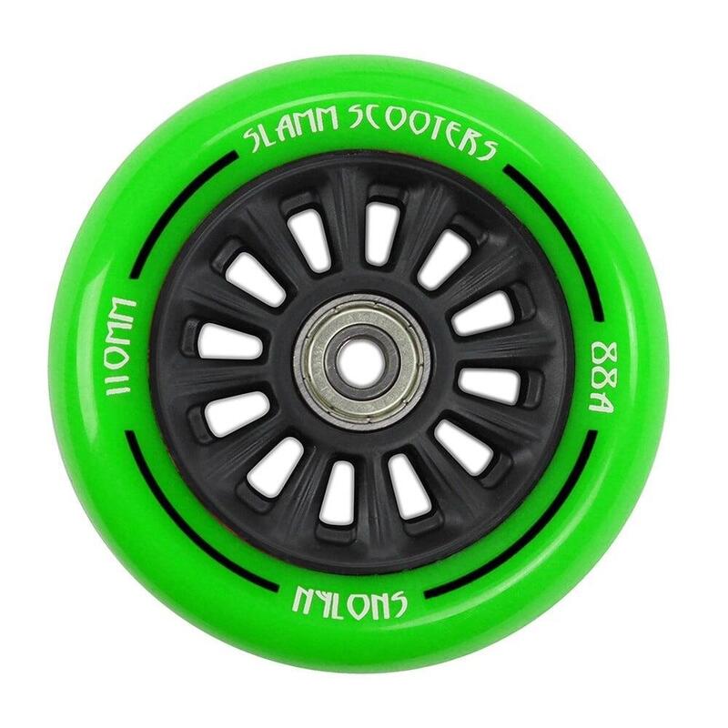 Roue Slamm Noyau En Nylon 110mm Vert      1695€    SLAMM SCOOTERS Roue Slamm Noyau En Nylon 110mm VertVendu exclusivement en ligne   
