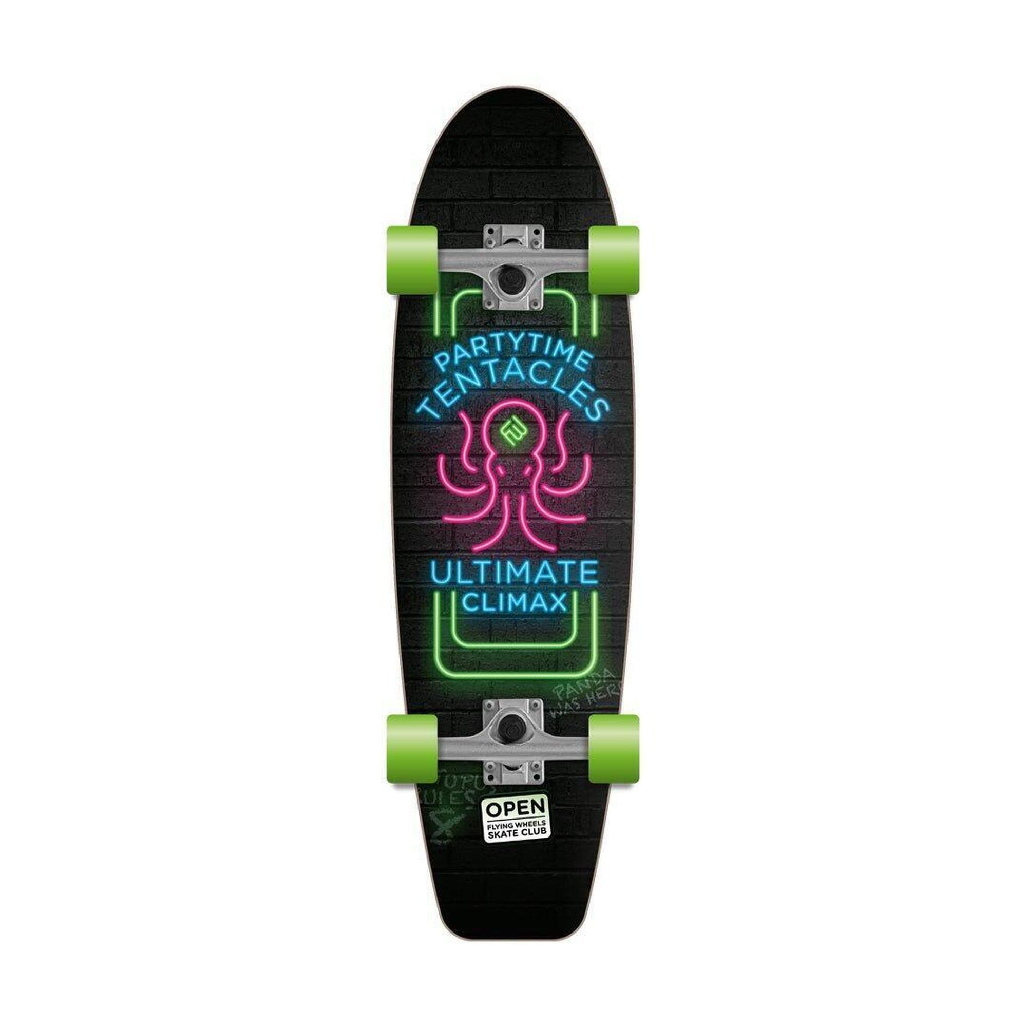 Flying-wheels - Tentacles 30.5 - Skateboard Street - Cruiser Skate - Noir - Decathlon
