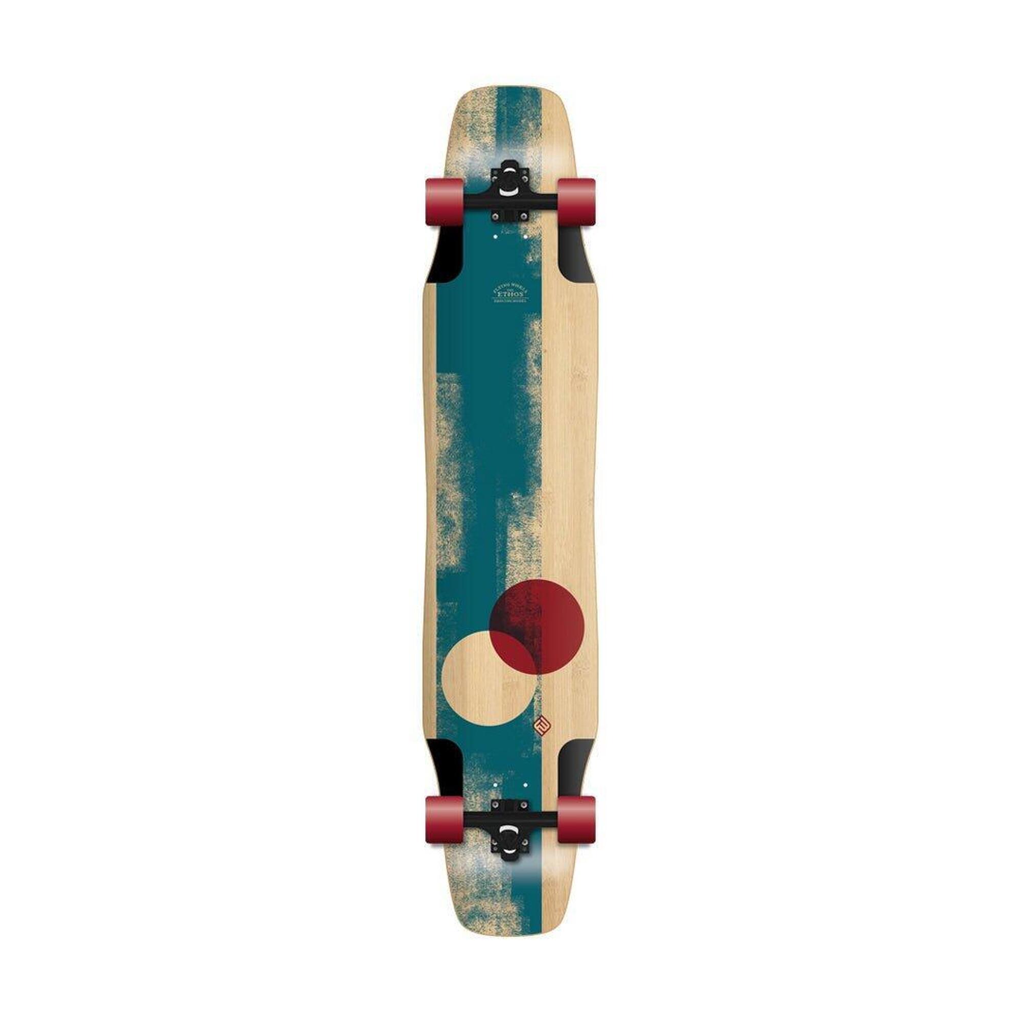 Flying-wheels - Dancer 46 - Skateboard Dancing - Longboard Skate - Beige|bleu - Decathlon