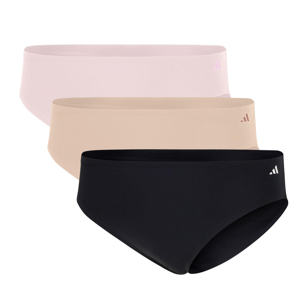 ADIDAS Slip bequem elastisch Damen - 3er Pack Bikinislip Active Light Flex