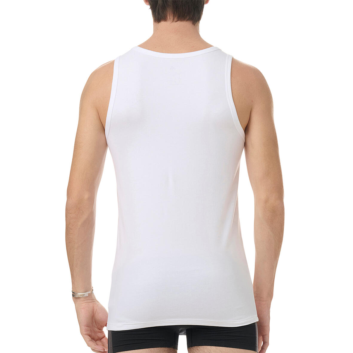 Gilet Uomini Confezione da 2 Aderente alla figura-Tank Top Active Flex Cotton 3/7