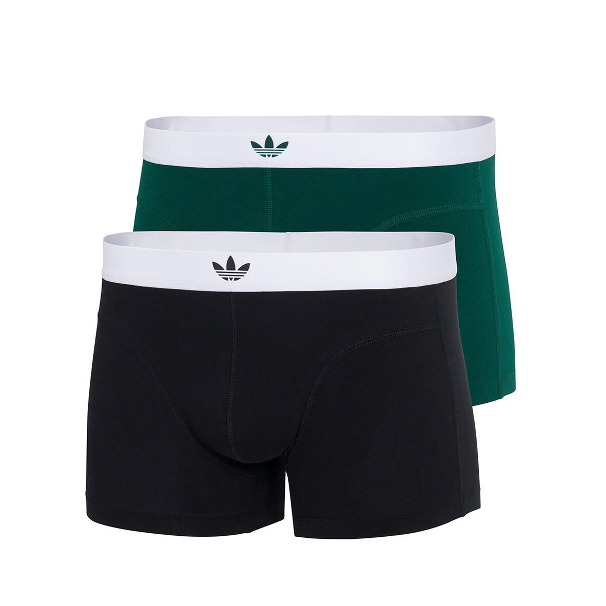 Adidas - Lot De 2 Boxers Homme Comfort Flex Cotton Body Lines - Caleçon - Vert - M - Decathlon
