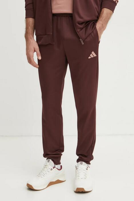 Tuta uomo adidas 3 stripes - bordeaux 4/7