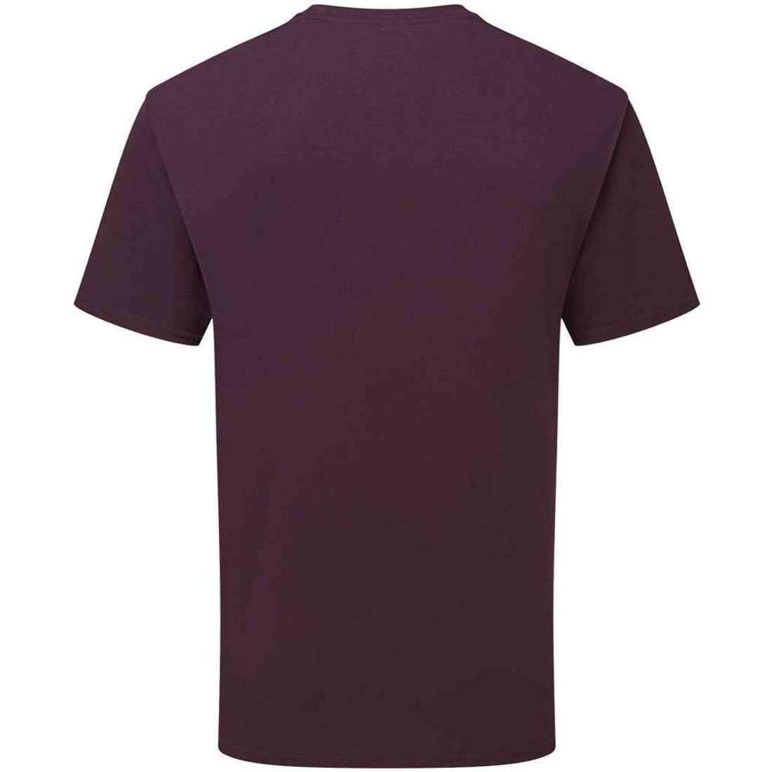 Unisex Adult Cotton TShirt (Dark Plum) 2/3