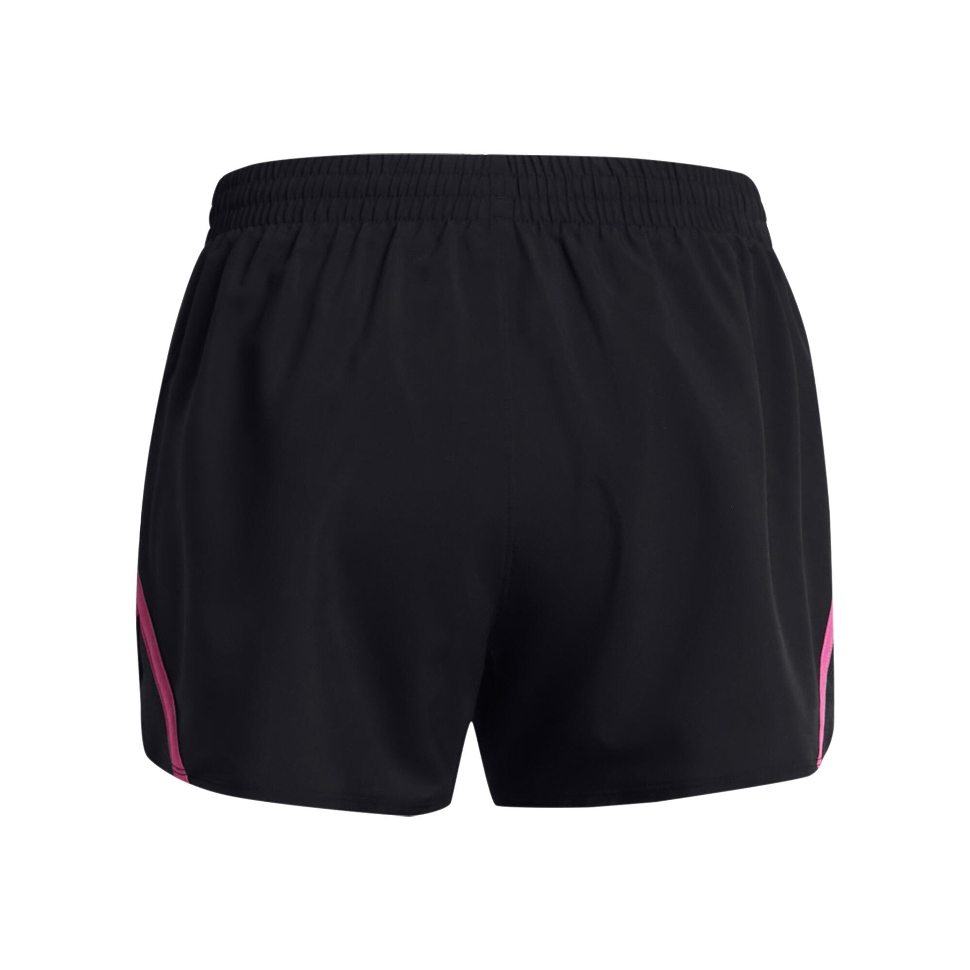Dames short Under Armour Fly-By 4/6