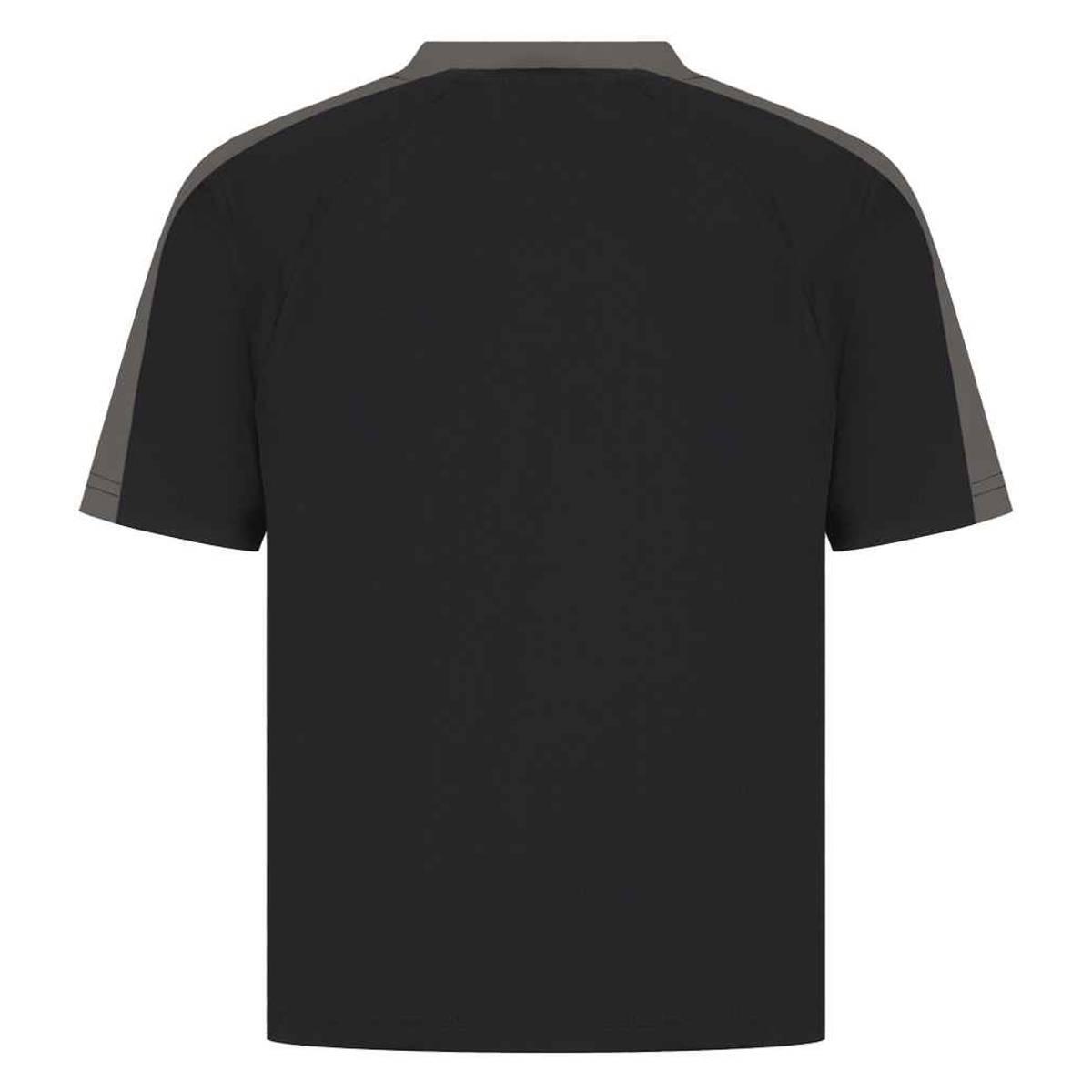 TShirt für Kinder Schwarz/Metallisches Blaugrau 2/3