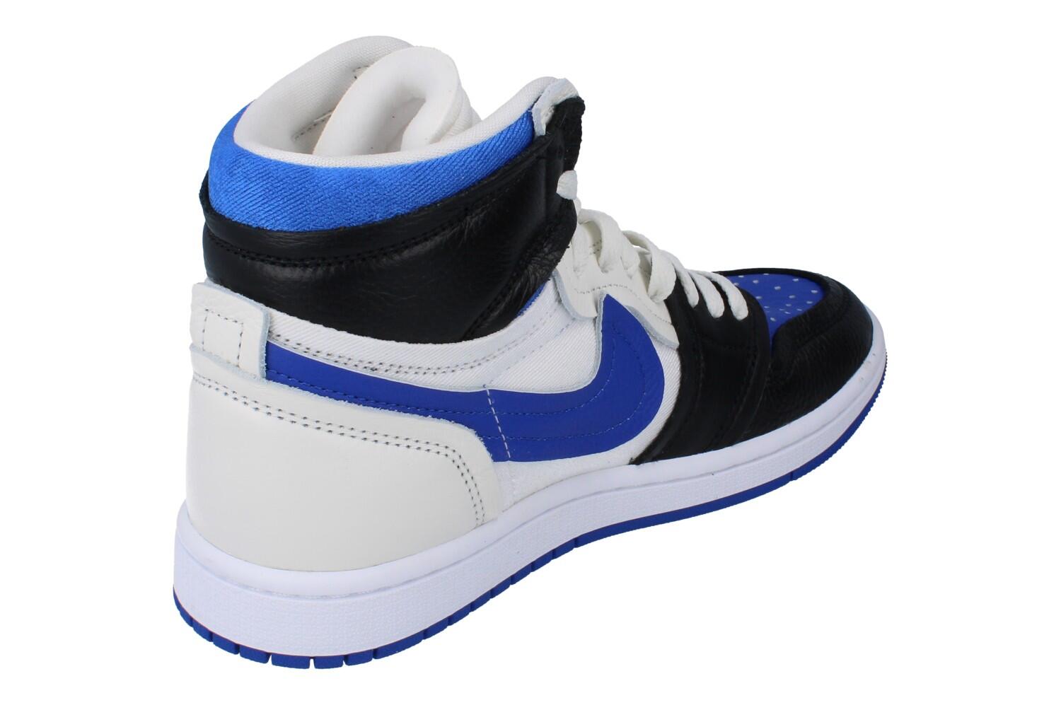 Scarpe Sportive Pelle Hightop (Alto)Donna Nike Air Jordan 1 Azzurro 3/5