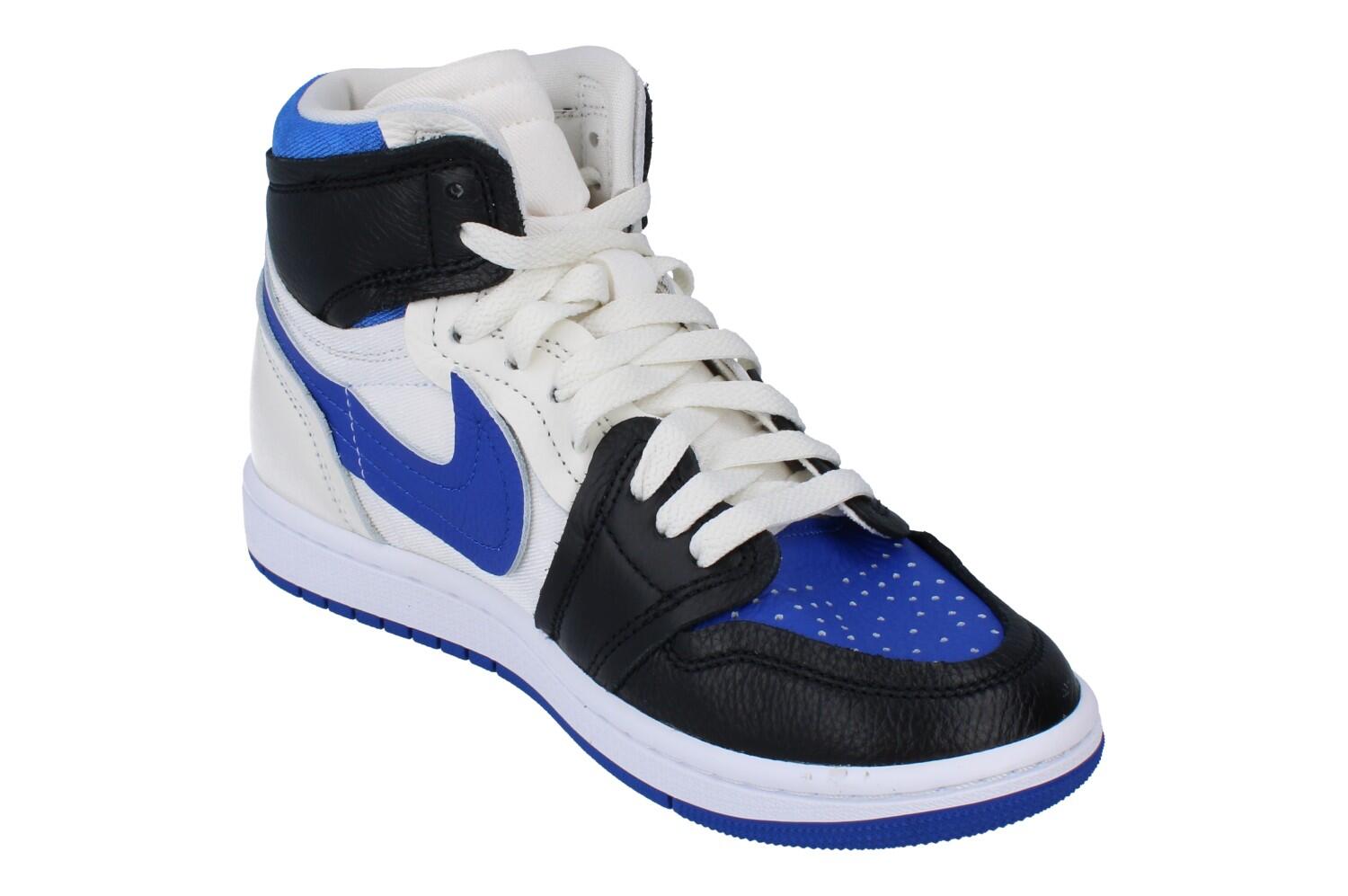 Scarpe Sportive Pelle Hightop (Alto)Donna Nike Air Jordan 1 Azzurro 4/5