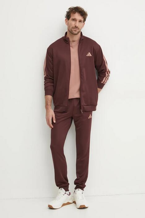 ADIDAS Tuta uomo adidas 3 stripes - bordeaux