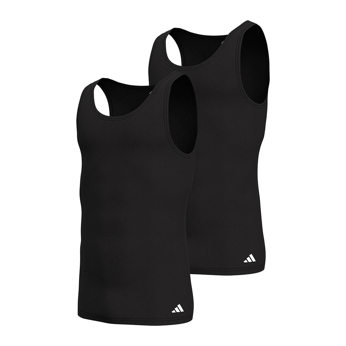 ADIDAS Tank Top langlebig weich Herren - 2er Pack Tank Top Active Flex Cotton