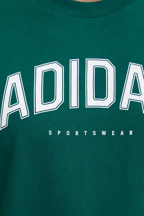 T-shirt uomo adidas college tee - verde 5/5