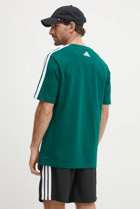 T-shirt uomo adidas college tee - verde 3/5