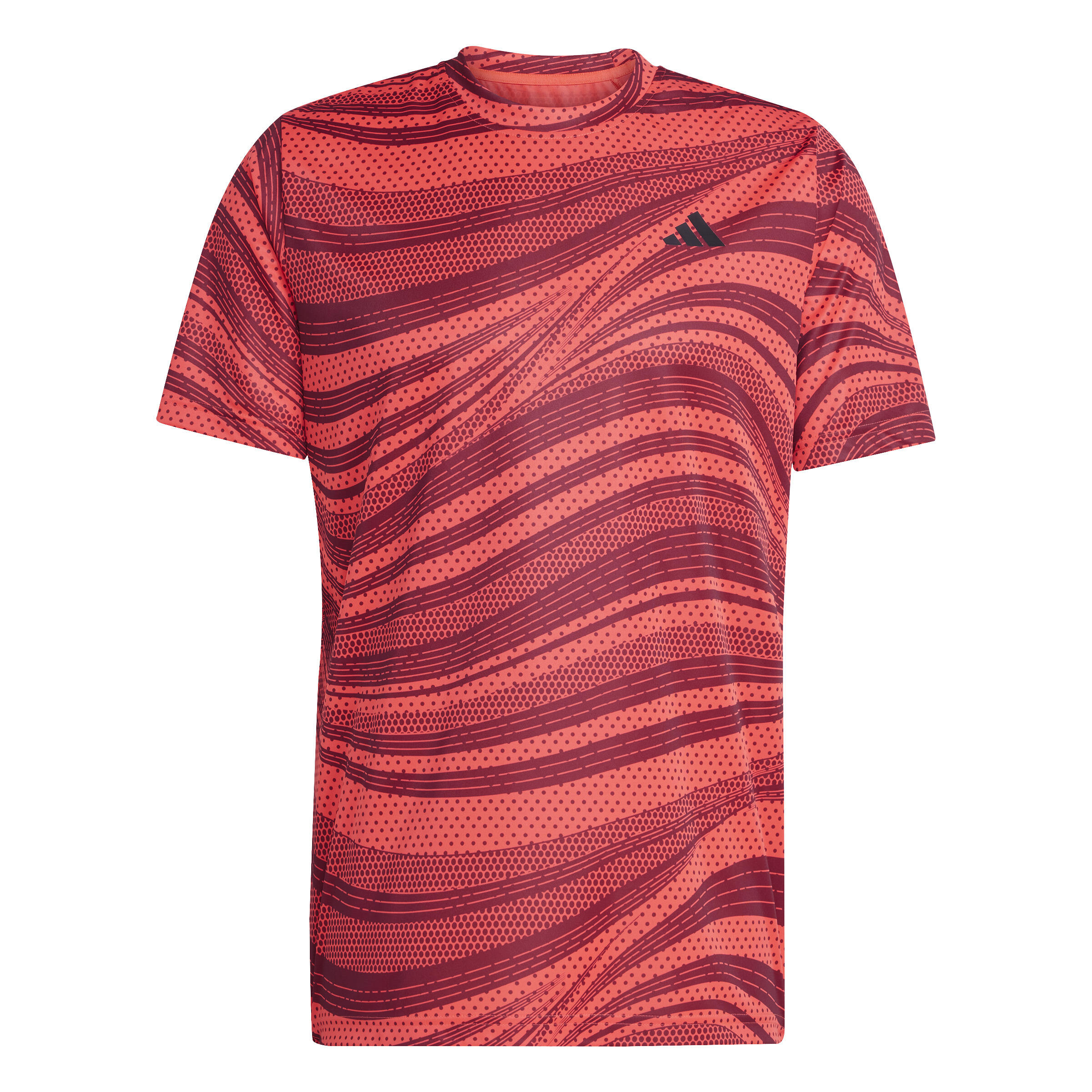 Adidas - T-shirt Adidas Club Graph - T-shirt Manches Courtes - Rouge - 36 Xs - Decathlon