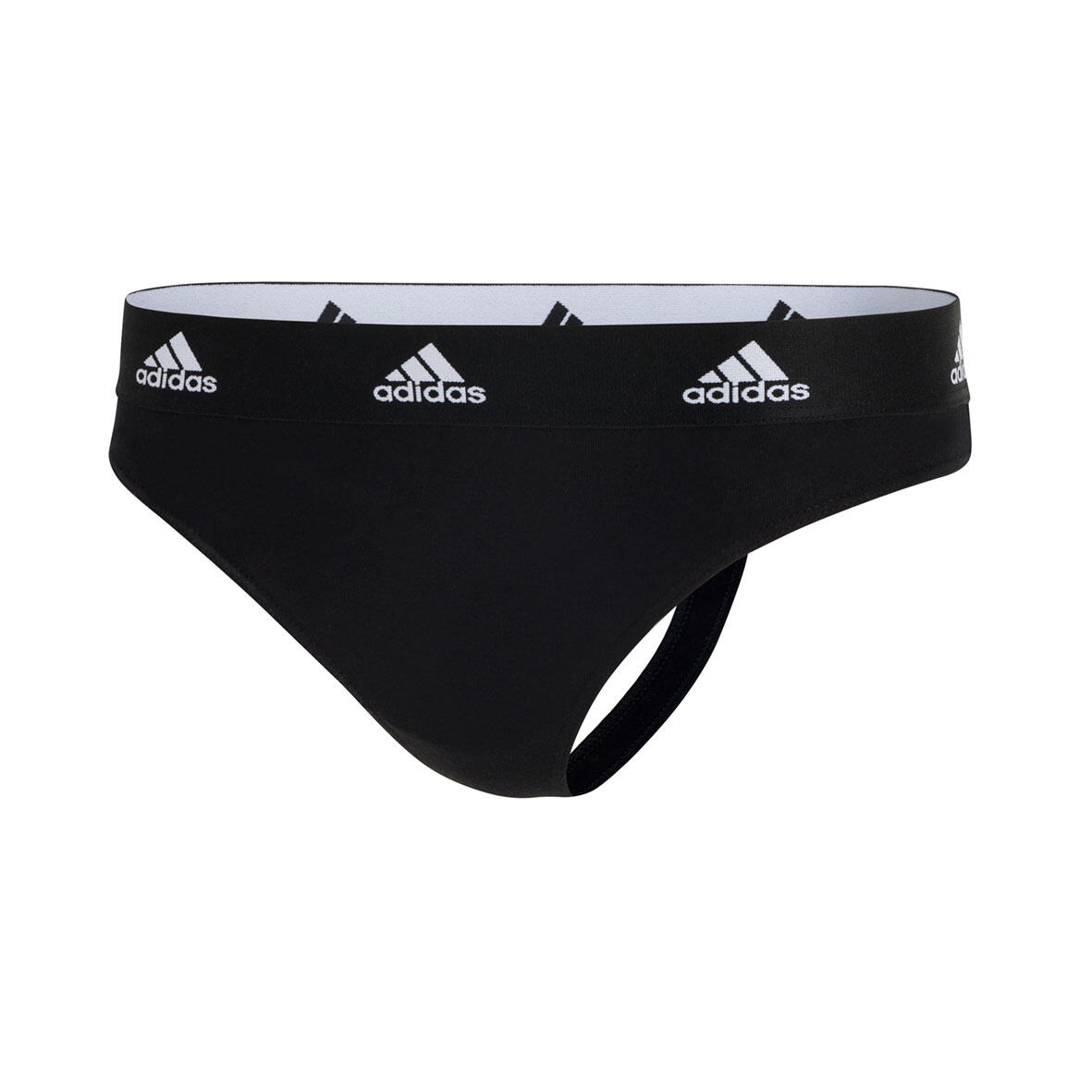 Adidas - String Femme Coton Logo - Culotte - Noir - 48 Xl - Decathlon