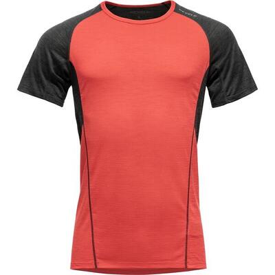 Funktionsshirt Running Merino 130 T-Shirt Man cayenne