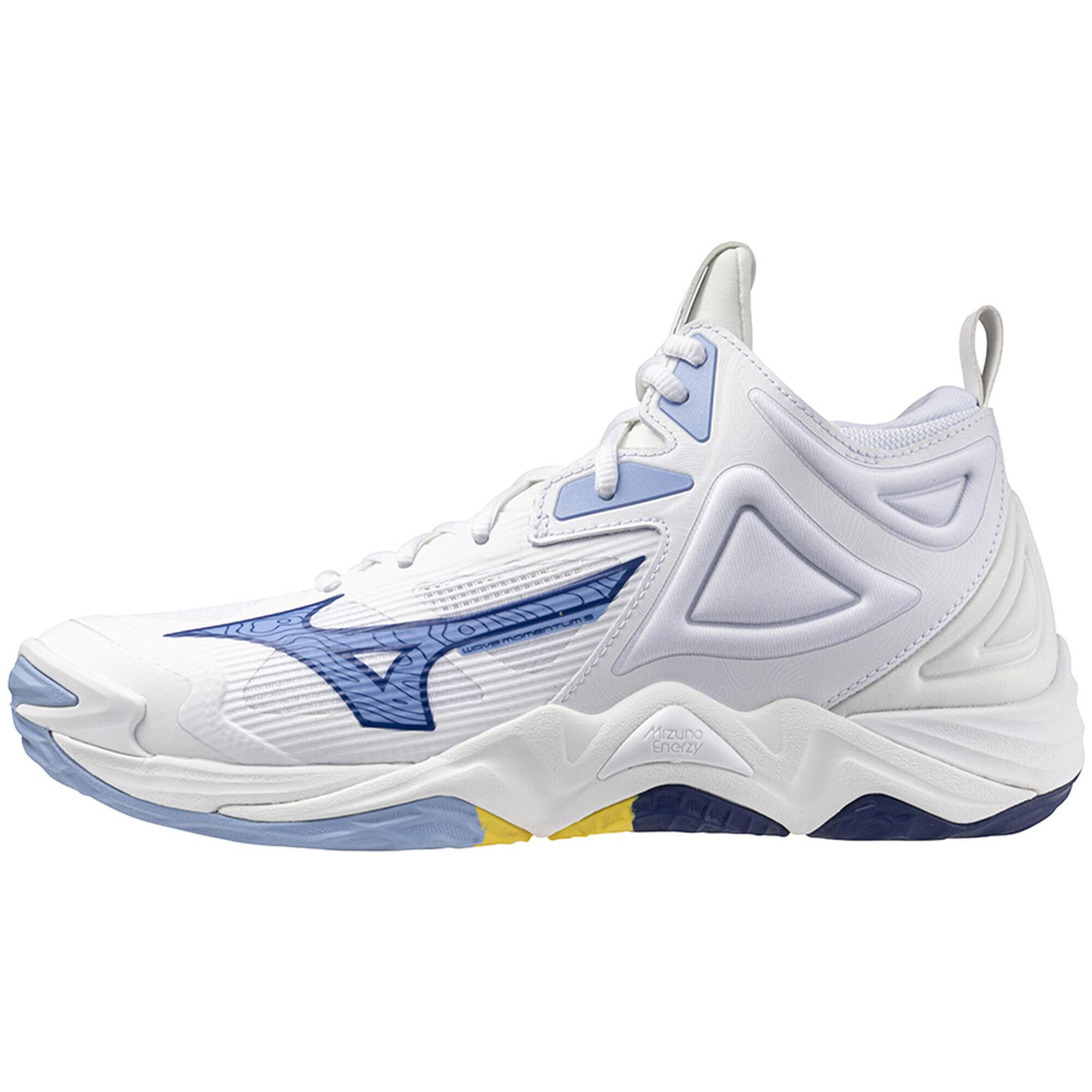 MIZUNO Hardloopschoenen Mannelijk Mizuno Wave Momentum 3 Mid Wit