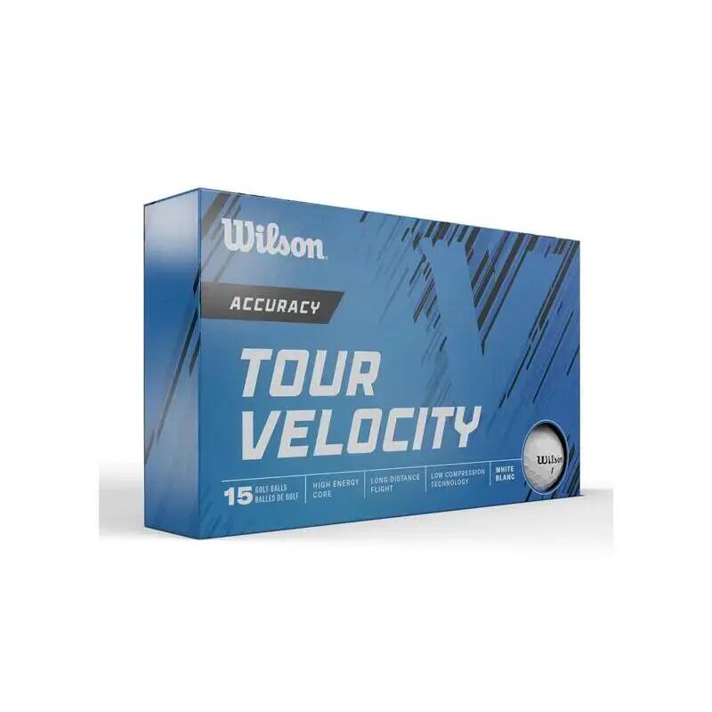 Wilson Tour Velocity Accuracy Golf Balls (x15)