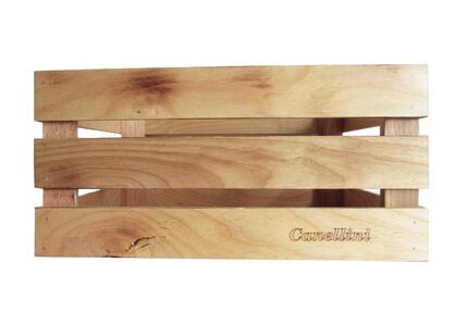 Caisse en bois Boîte Bois vintage brun pour porte-bagage avant