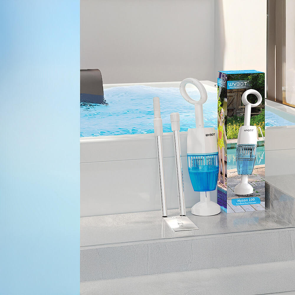 Aspirateur à main pour piscine et spa avec manche télescopique 6/7