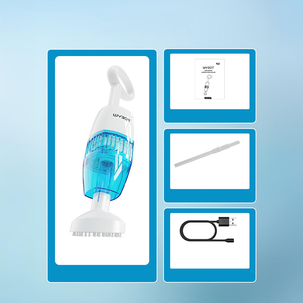 Aspirateur à main pour piscine et spa avec manche télescopique 7/7