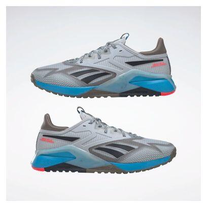 Reebok Nano X2 TR Adventure Scarpe da cross training Grigio / Blu / Nero / Khaki 7/7