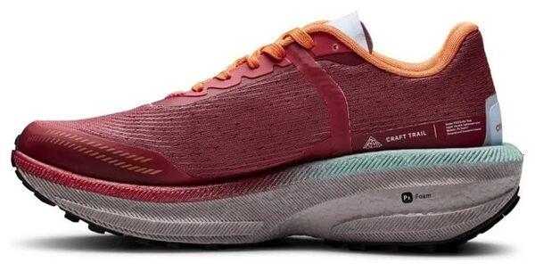 Chaussures de Trail Running Femme Craft Endurance Trail Rouge Gris 2/6