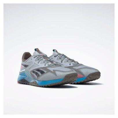 Reebok Nano X2 TR Adventure Scarpe da cross training Grigio / Blu / Nero / Khaki 3/7
