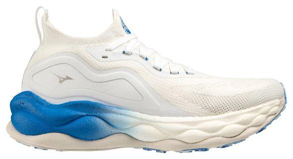 Mizuno Wave Neo Ultra Dames Hardloopschoenen Wit Blauw 2/5