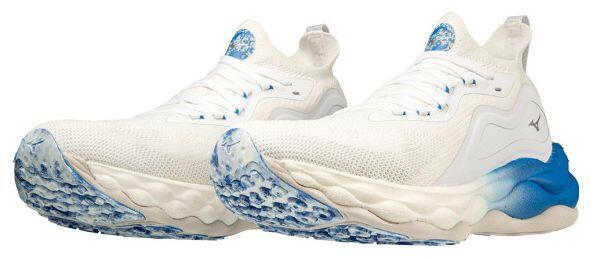 Mizuno Wave Neo Ultra Dames Hardloopschoenen Wit Blauw 5/5