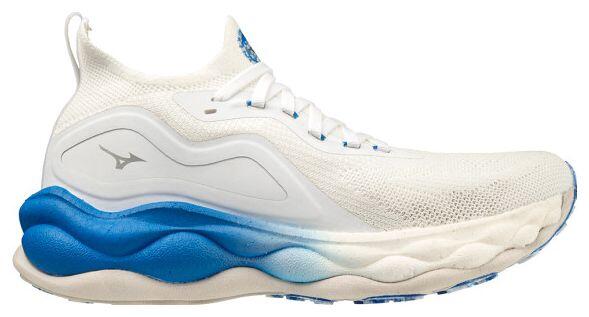 Mizuno Wave Neo Ultra Dames Hardloopschoenen Wit Blauw 1/5